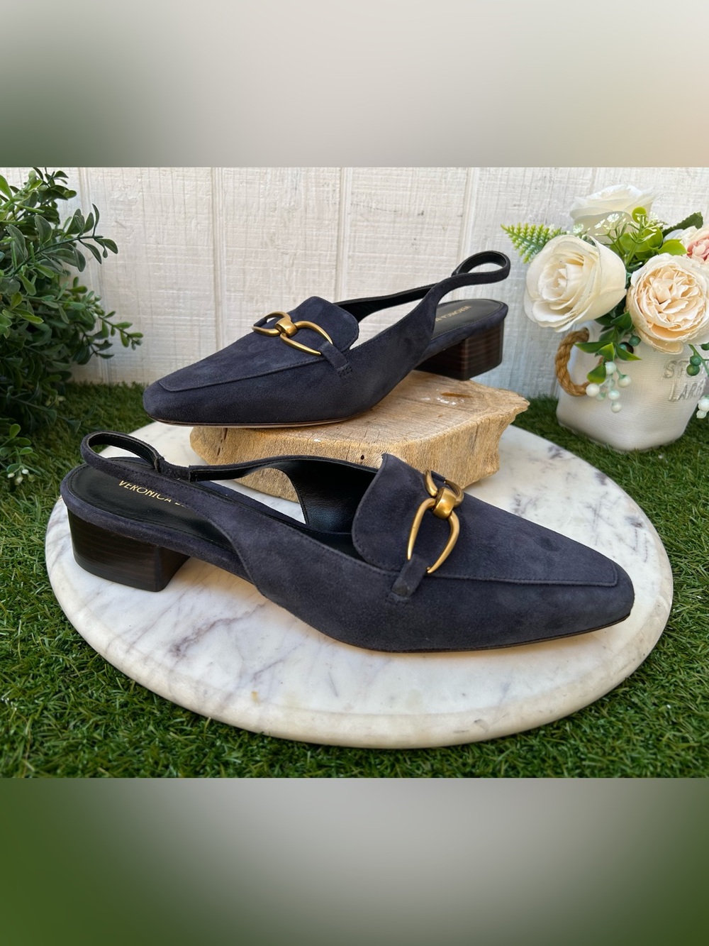 Veronica Beard Casie Slingback Pump
Color: Eclipse size 8 new/box - Picture 7 of 16